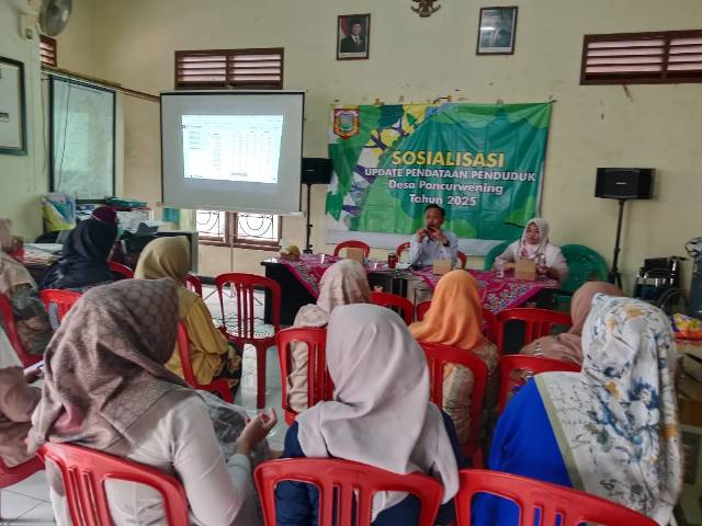 Sosialisasi Update Pendataan Penduduk Desa Pancurwening Tahun 2025